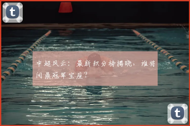 中超风云：最新积分榜揭晓，谁将问鼎冠军宝座？